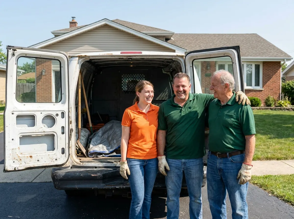 The Bartlett Junk Removal Co. team โ junk removal in Bartlett, IL